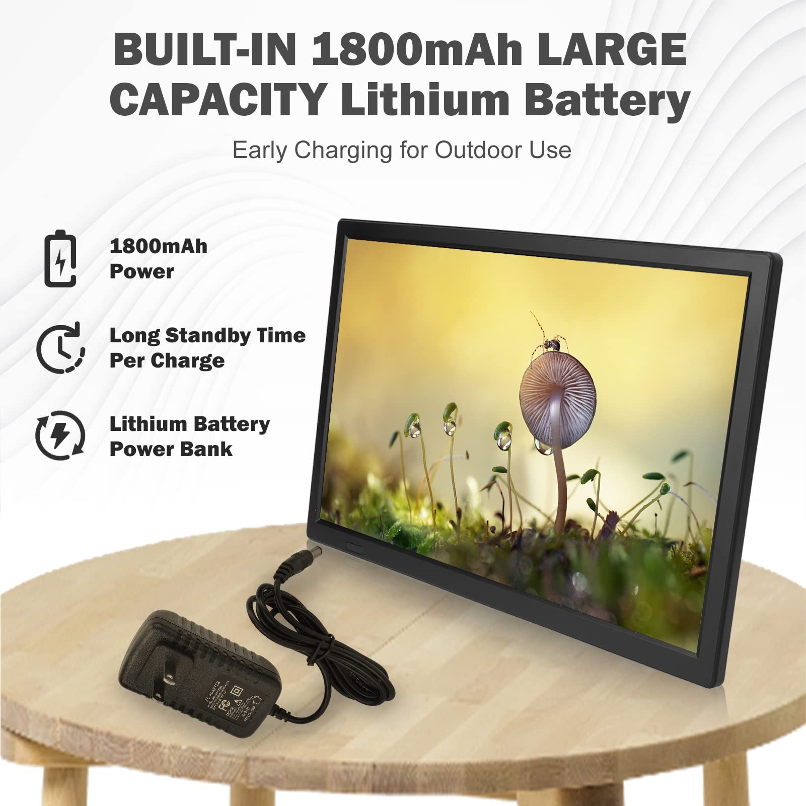 Amazon | 16インチポータブルLEDテレビ、1080PデジタルTV ATSC高感度